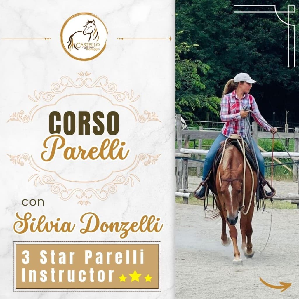 Parelli Course with Silvia Donzelli poster – Agriturismo Castello