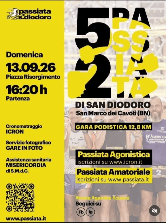 52nd Passiata di San Diodoro poster – San Marco dei Cavoti